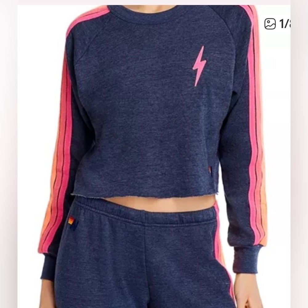 Aviator Nation Crop Sweatshirt